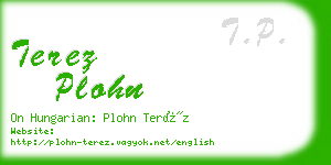 terez plohn business card